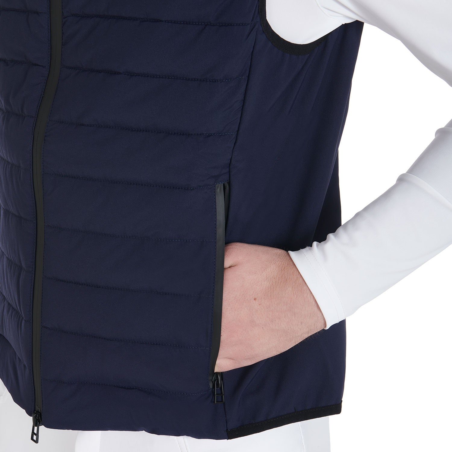 Weste Men'S Vest In Windproof Technical Fabric