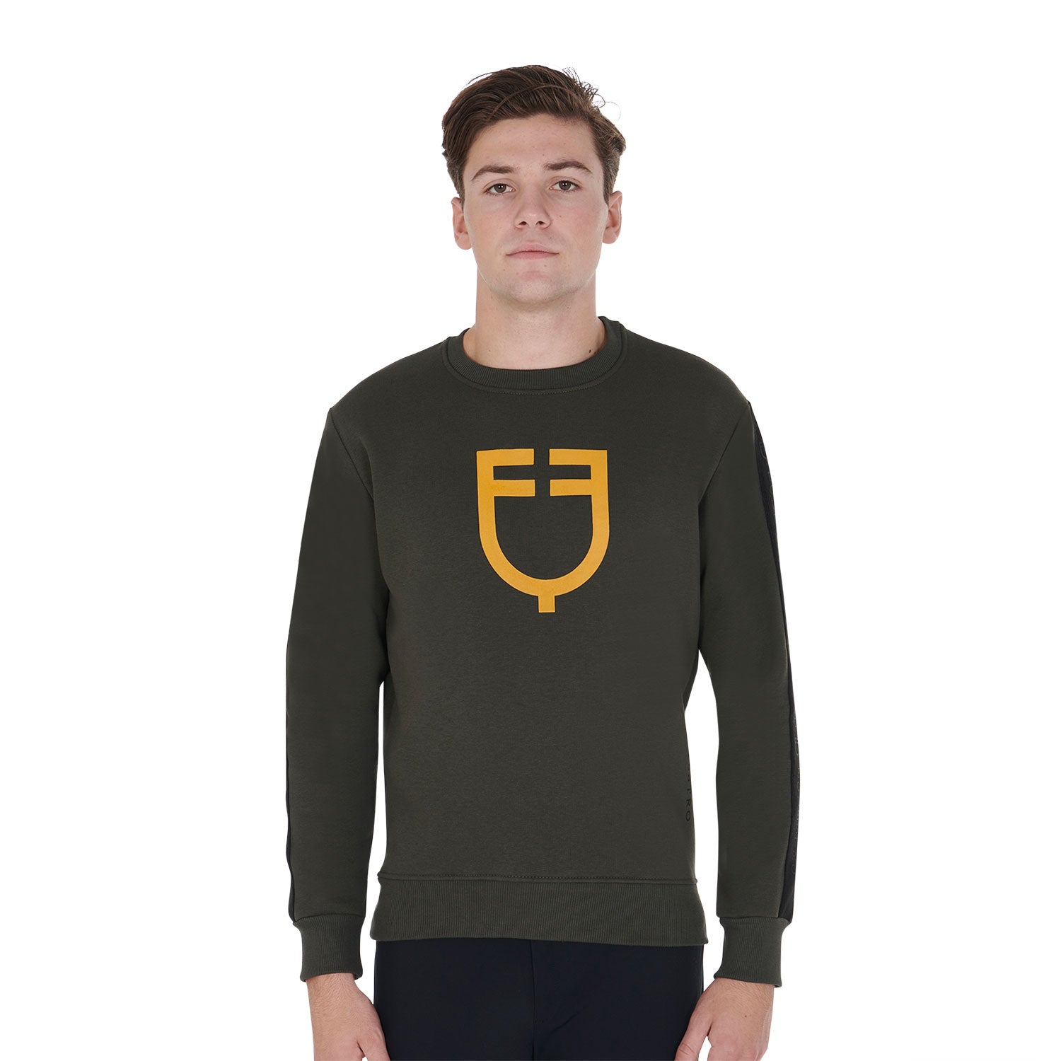 Sweater Men'S Cotton Sweatshirt With Logo