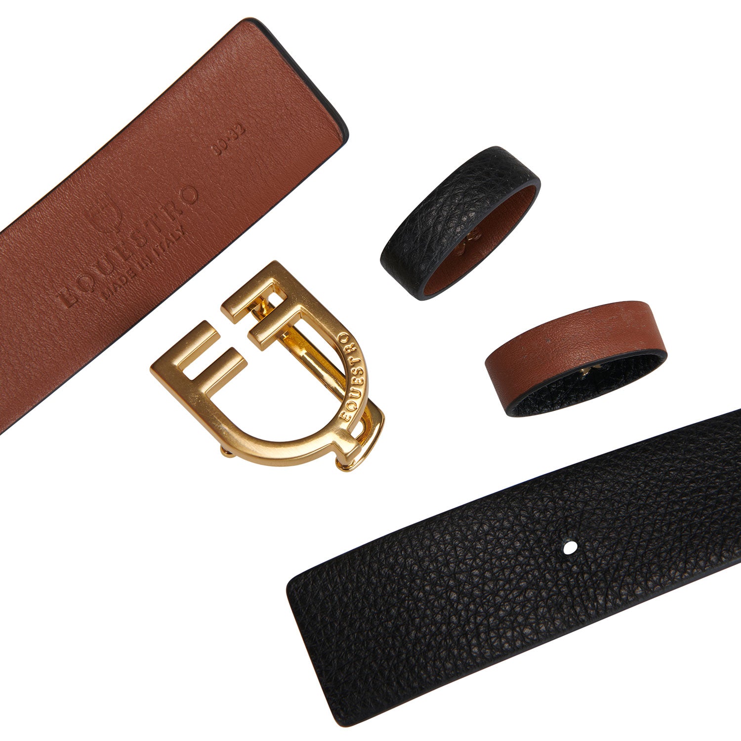 Gürtel Double Face Smooth Leather Belt