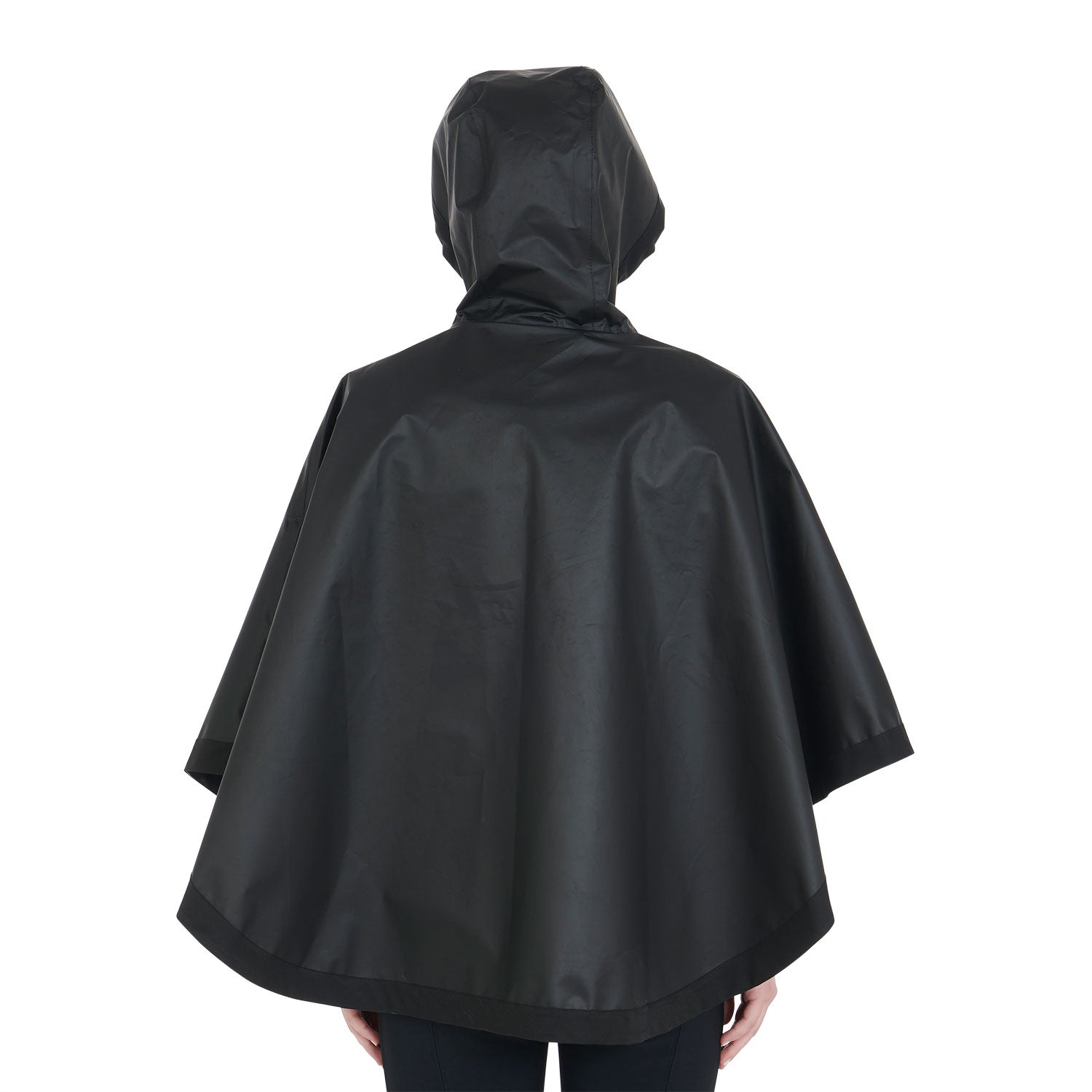 Women's raincoat poncho - Unisize / Black