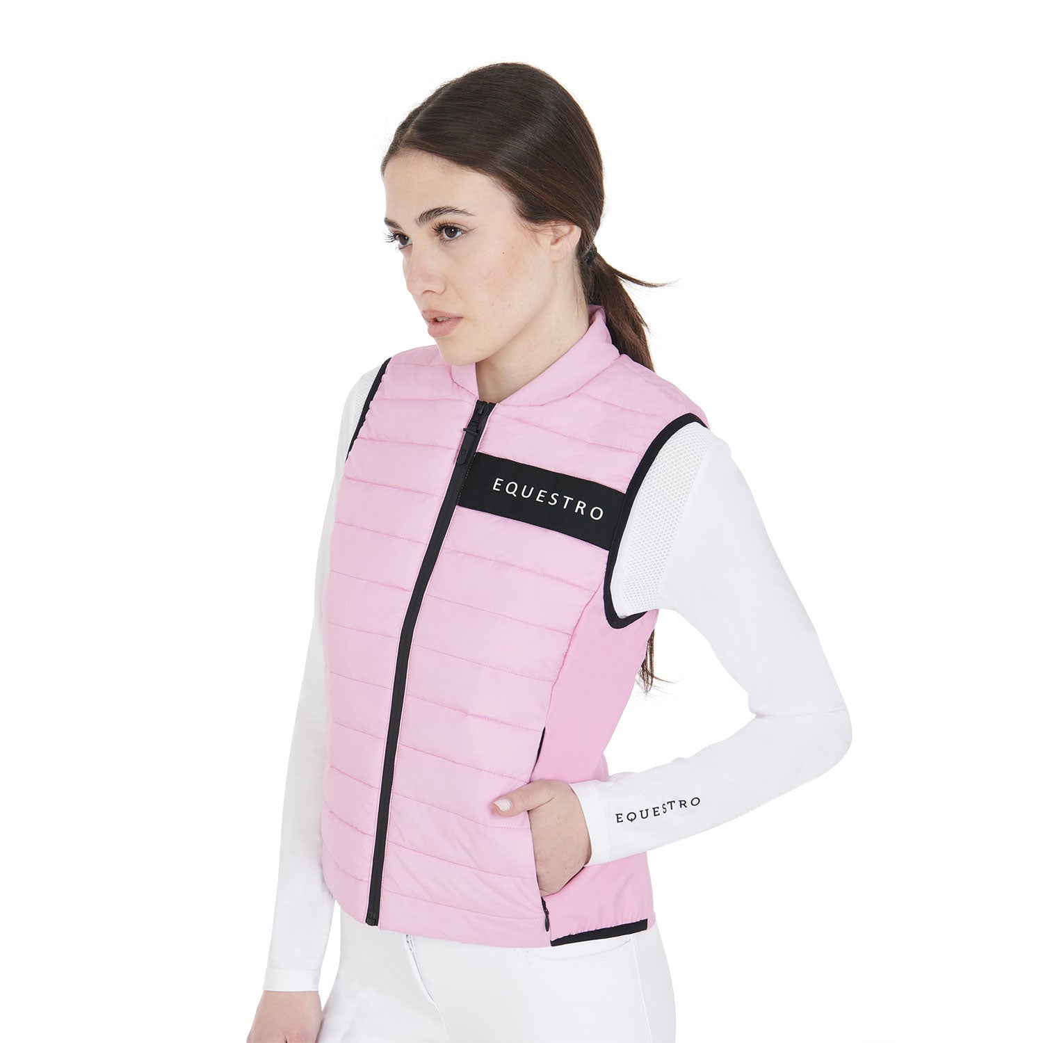 Weste Women'S Vest In Windproof Technical Fabric