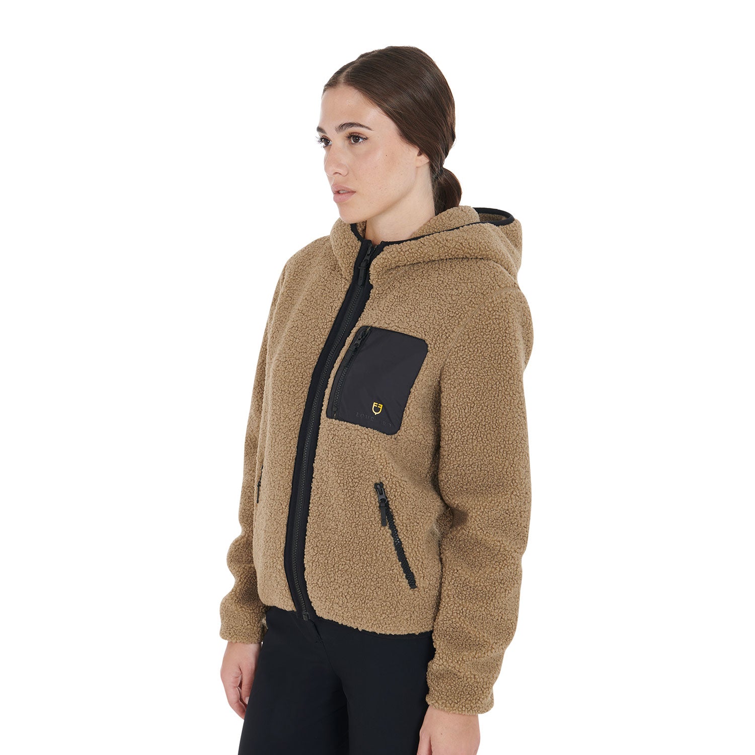 Sweater Women'S Sweatshirt In Fleece With Front Pocket