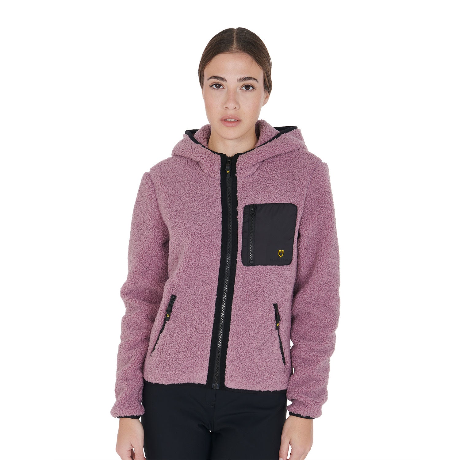 Sweater Women'S Sweatshirt In Fleece With Front Pocket