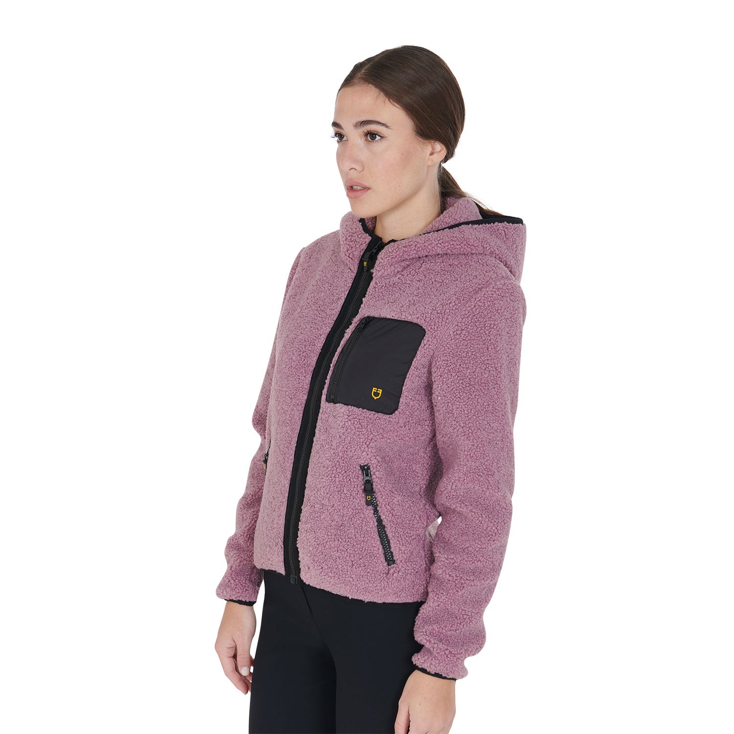 Sweater Women'S Sweatshirt In Fleece With Front Pocket