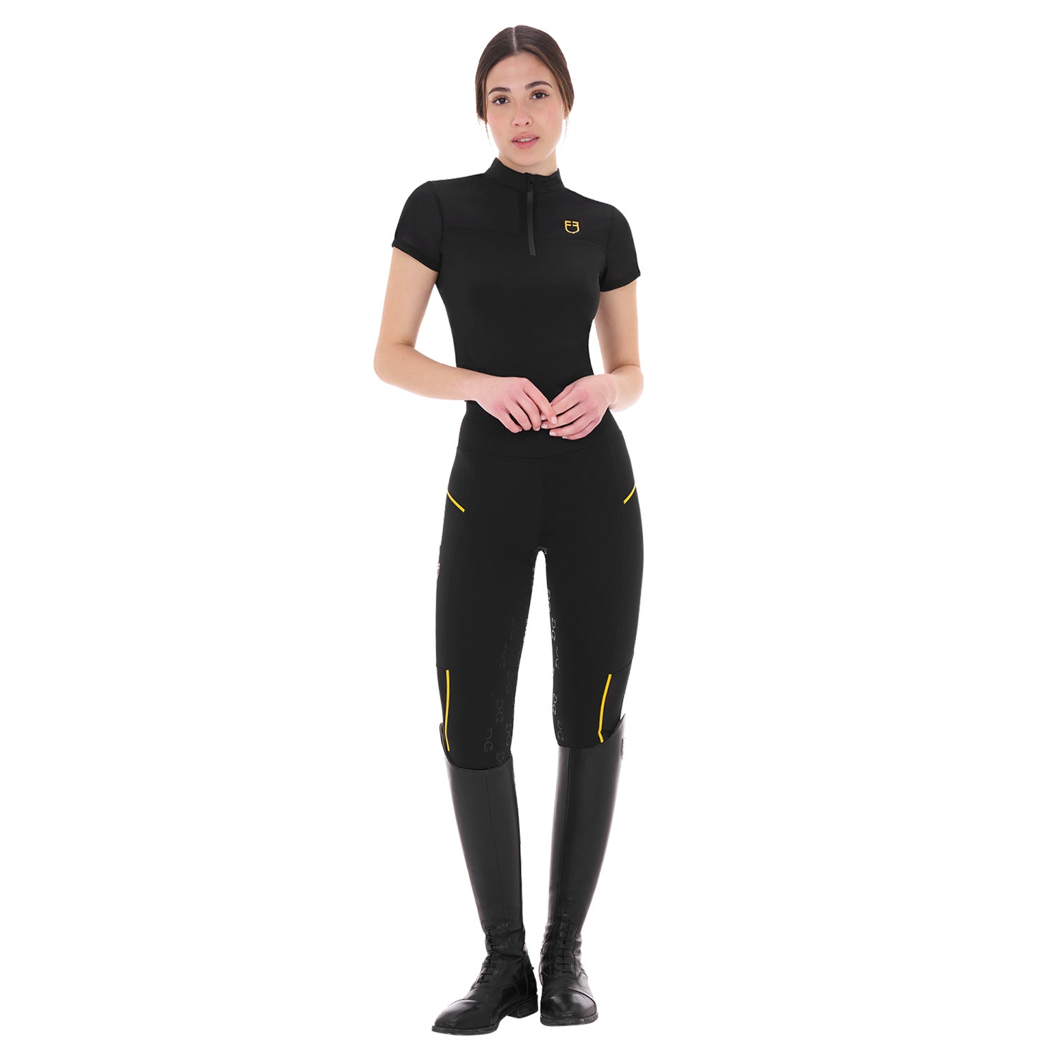 Reit Leggings Women'S Slim Fit Leggings Micro Mesh Inserts