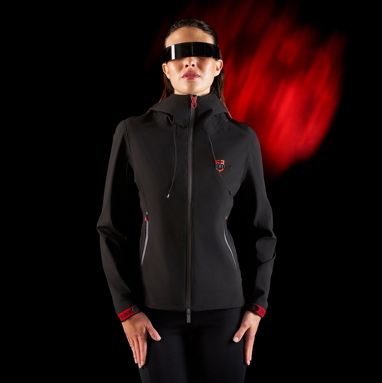 Jacke Ridertechnology Women'S Waterproof Shell Jacket Zip