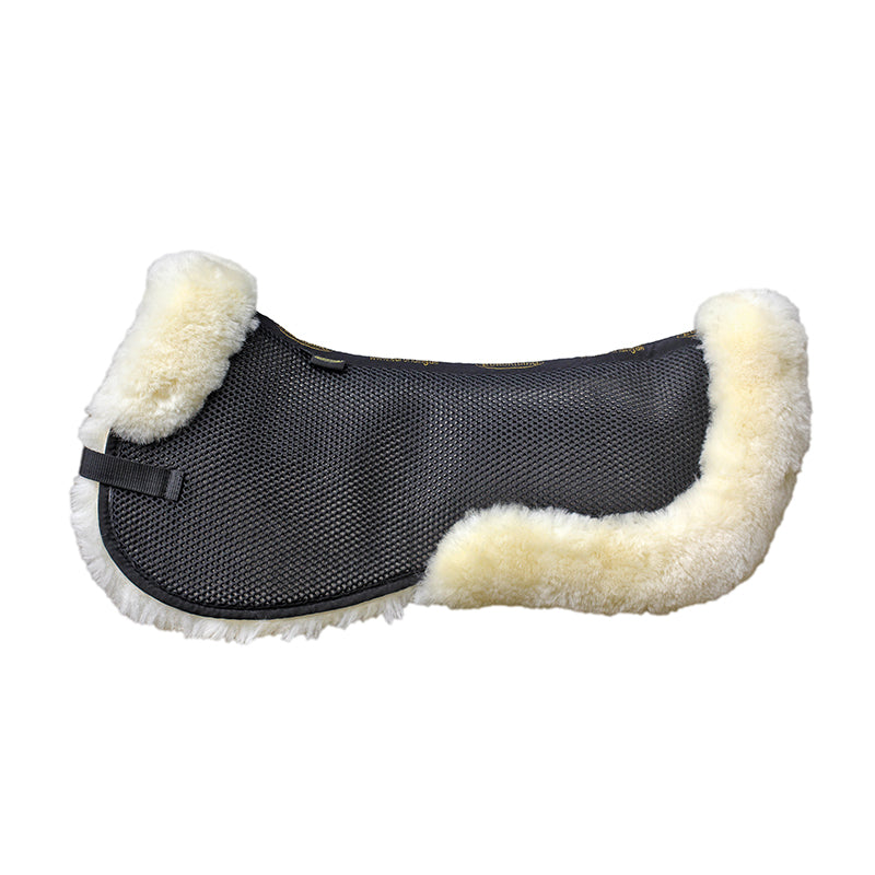 Saddle pad Air Mesh Australian lambskin