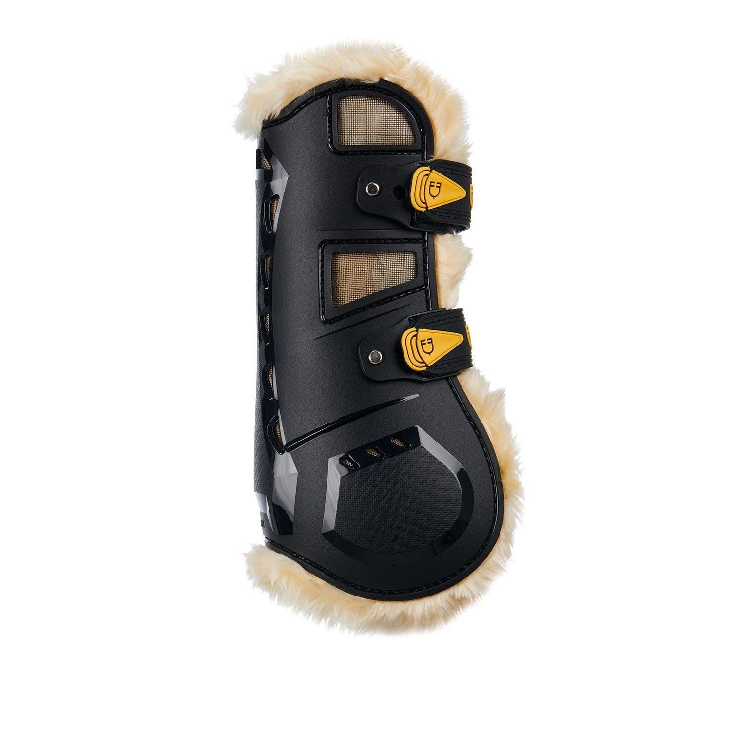 Gamaschen Tendon Boots In Polyurethane With Synthetic Lambskin