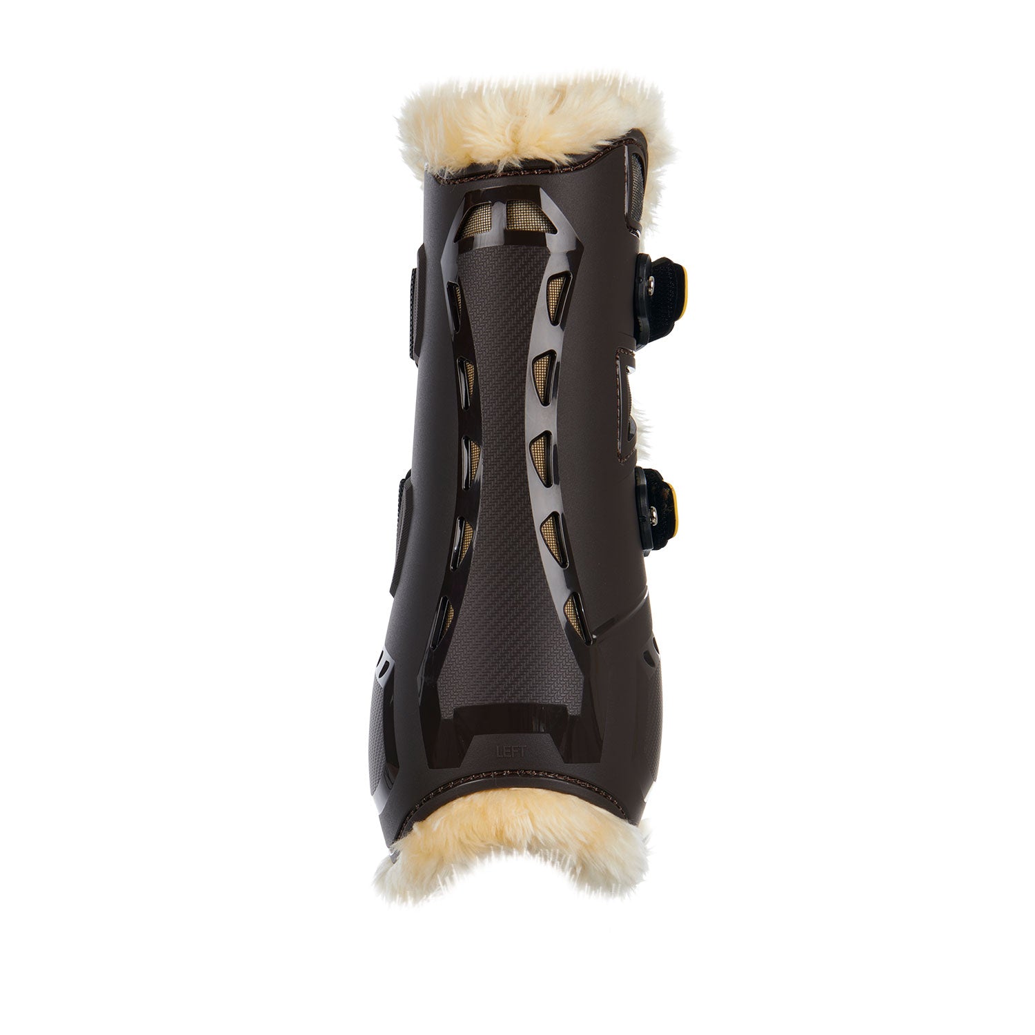 Gamaschen Tendon Boots In Polyurethane With Synthetic Lambskin