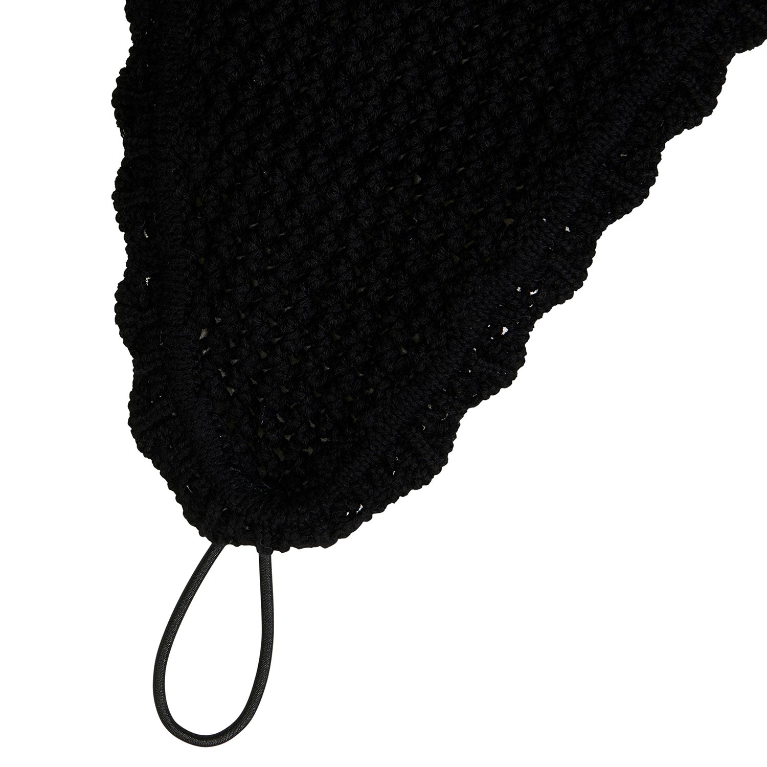 Fliegenohren Knitted Fly Veil With Elastic Front Strap