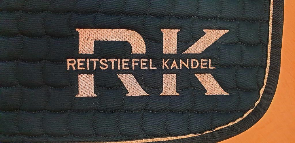 Schabracke COTTON MY COMPANY mit Logo - Reitstiefel Kandel - Dein Reitshop