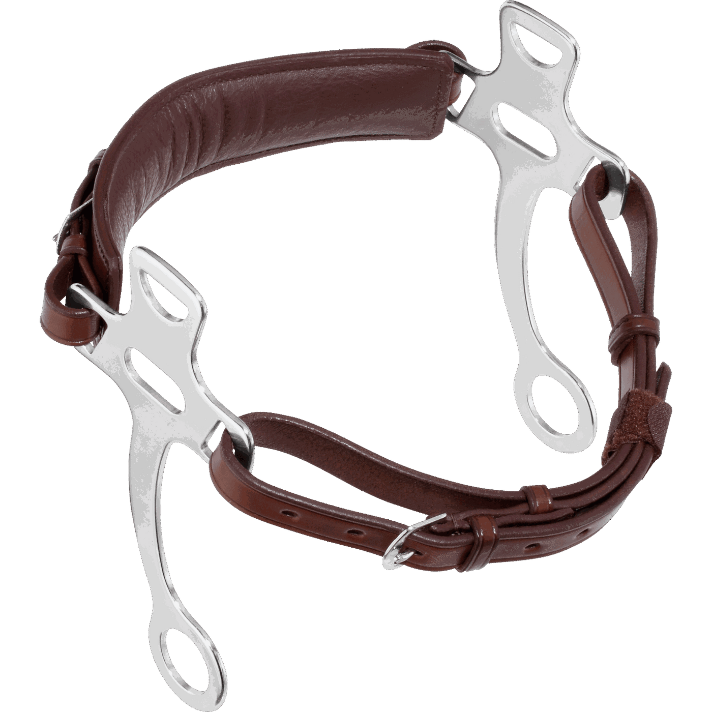 Hackamore leather with stainless steel side parts | 4214455