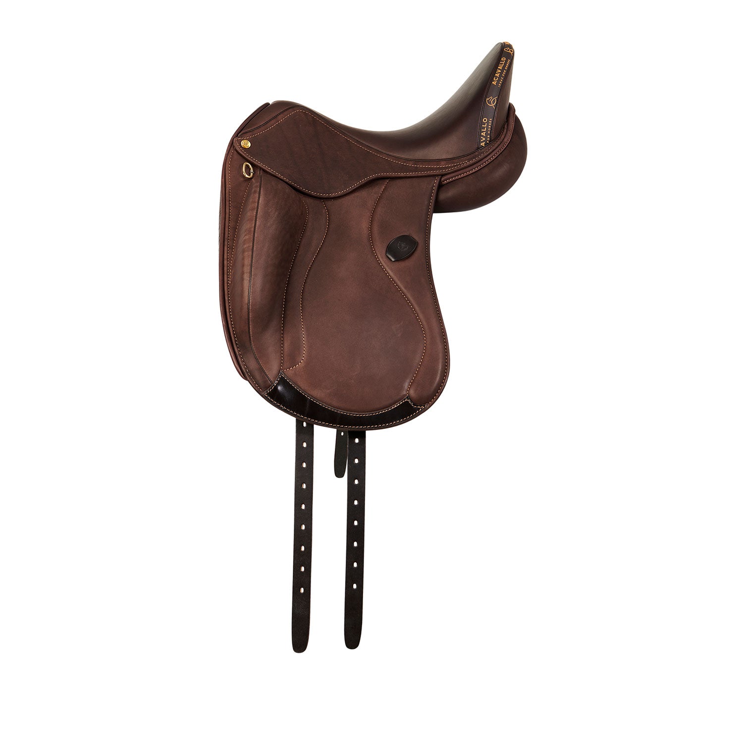 Dressage Saddle Mantegna Dressage Inclisso Cantle Saddle Long Blocks