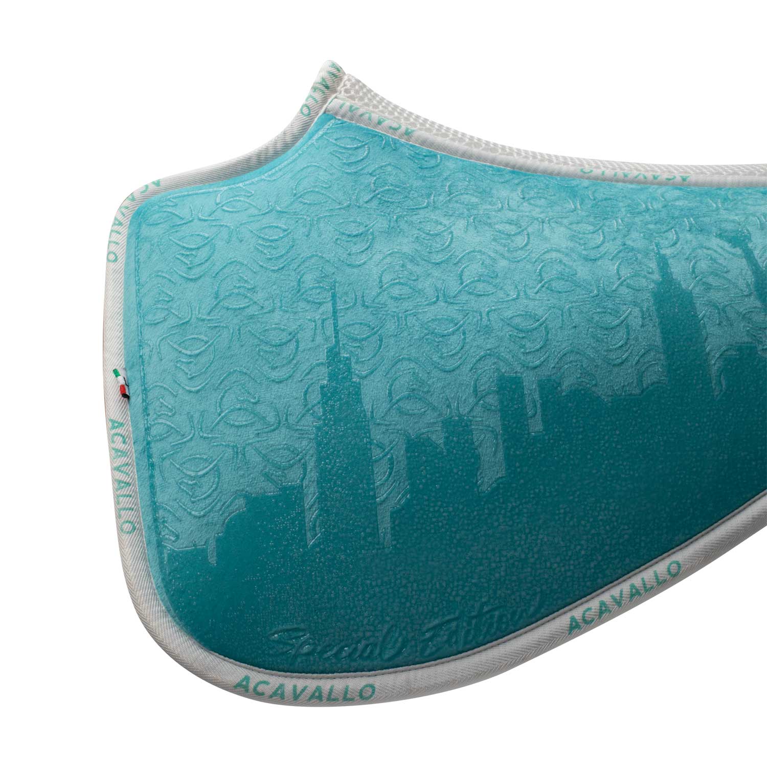 Pad Spine Free Lycra & Memory Foam 1/2 Pad Dressage w/Silicon Grip & Bamboo