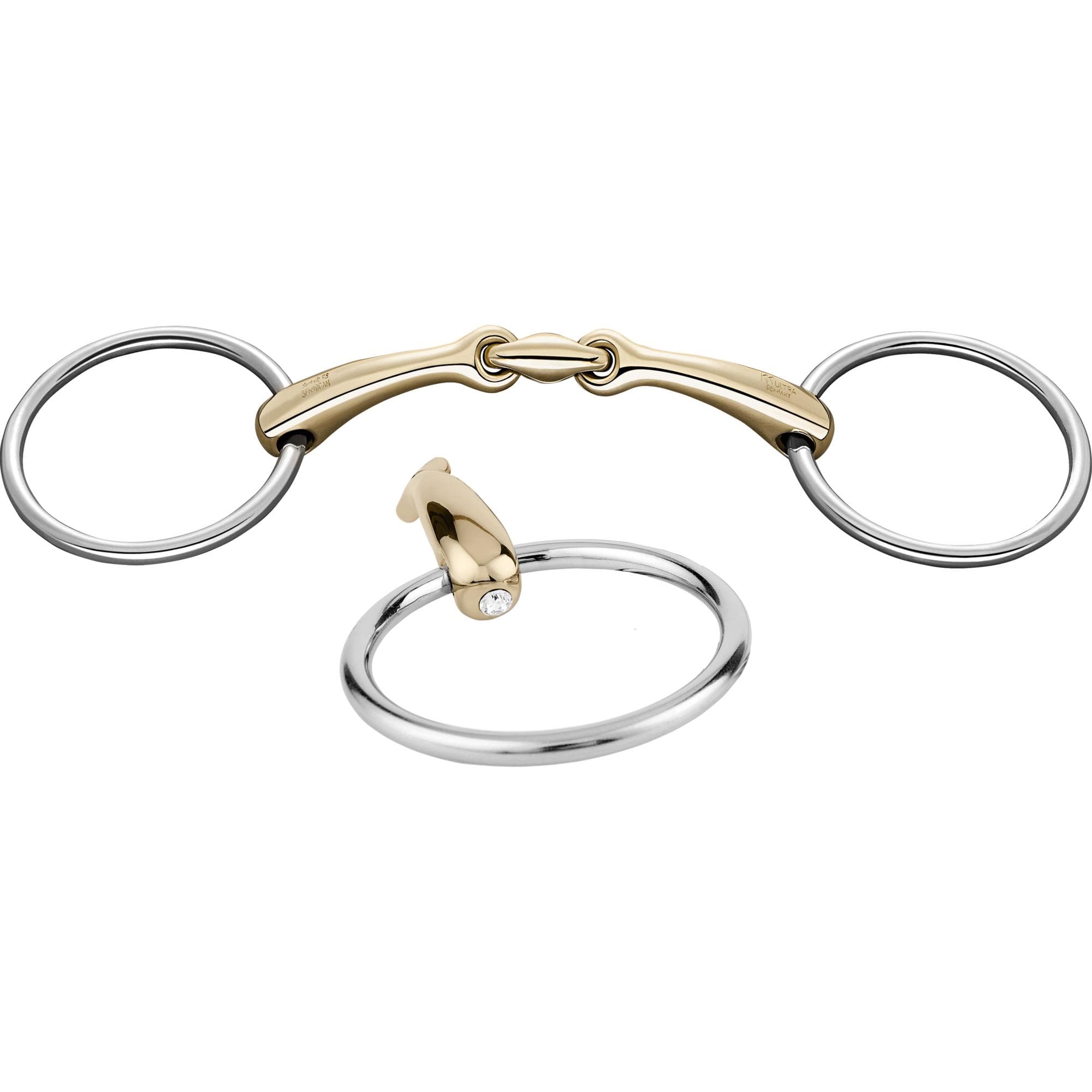 DYNAMIC RS snaffle 16mm Sensogan تم كسره ببساطة مع Krist ALL VINTAGE ROSE | 4042278