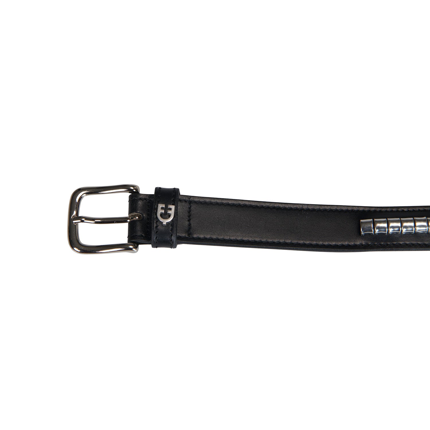 Gürtel Leather Belt With Silver Clincher