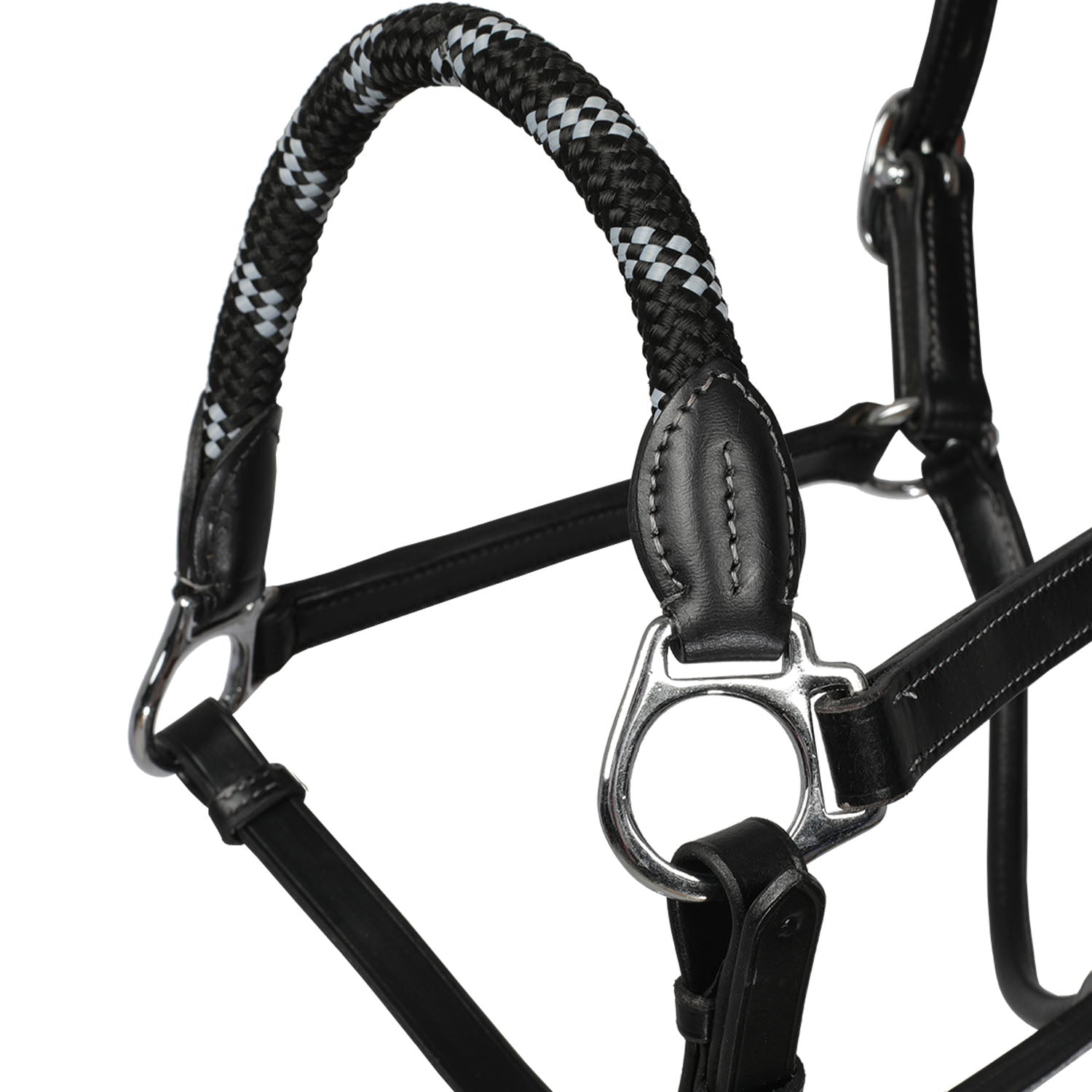 Halfter Halter anatomical leather rope noseband