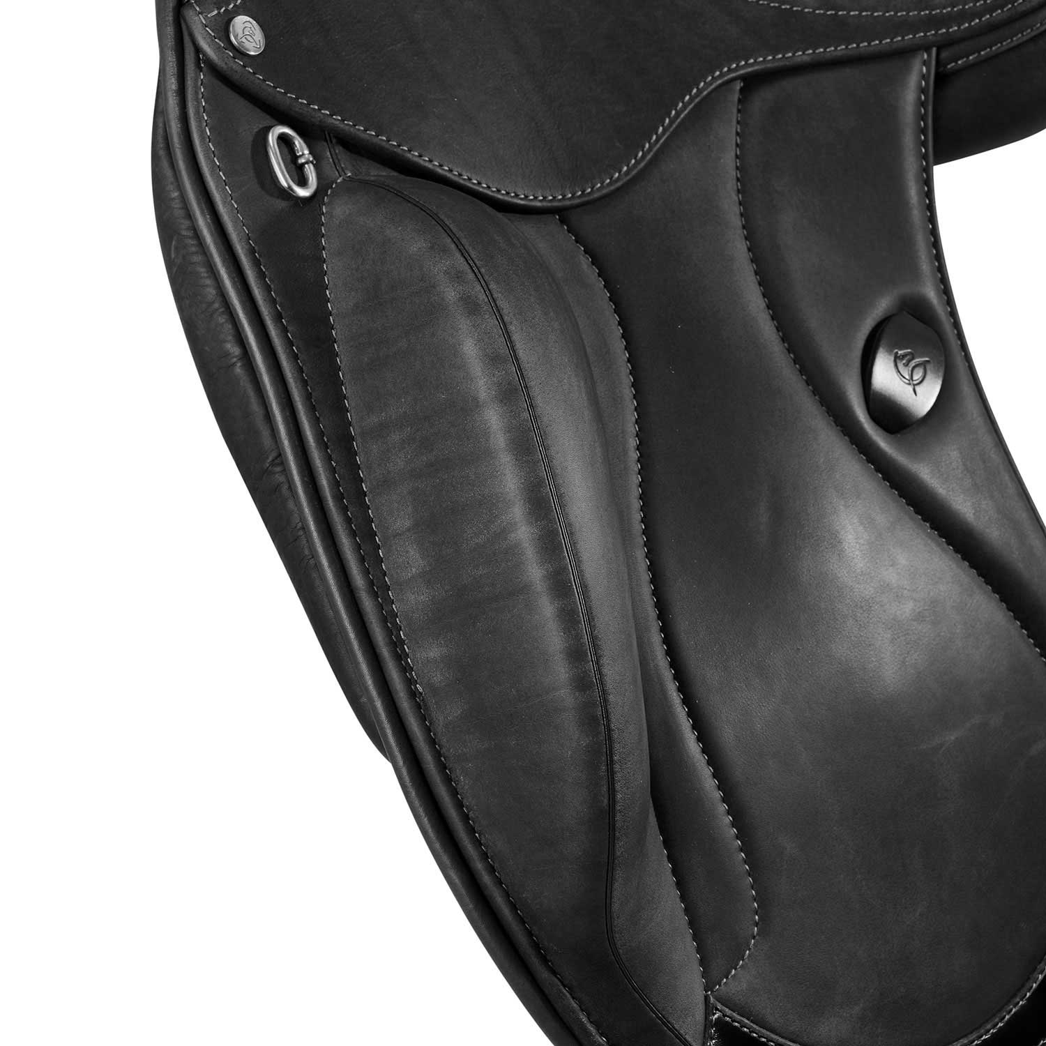 Dressage Saddle Mantegna Dressage Inclisso Cantle Saddle Long Blocks