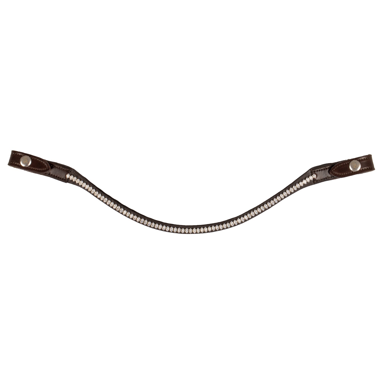 Browband de sangle de hareng avec cristal ovale