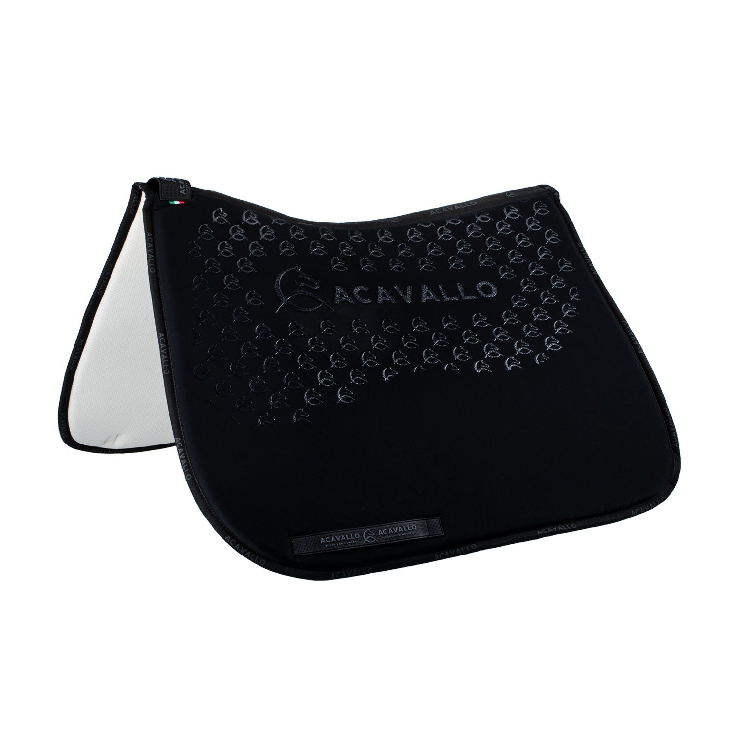 Pad Lycra dressage saddle pad with silicone grip and bamboo fiber