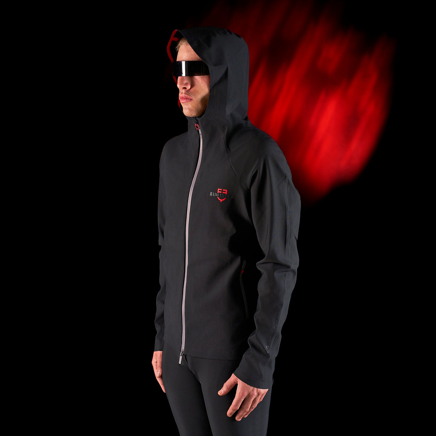 Hoodie Ridertechnology Men'S Technical Hooded Sweatshirt