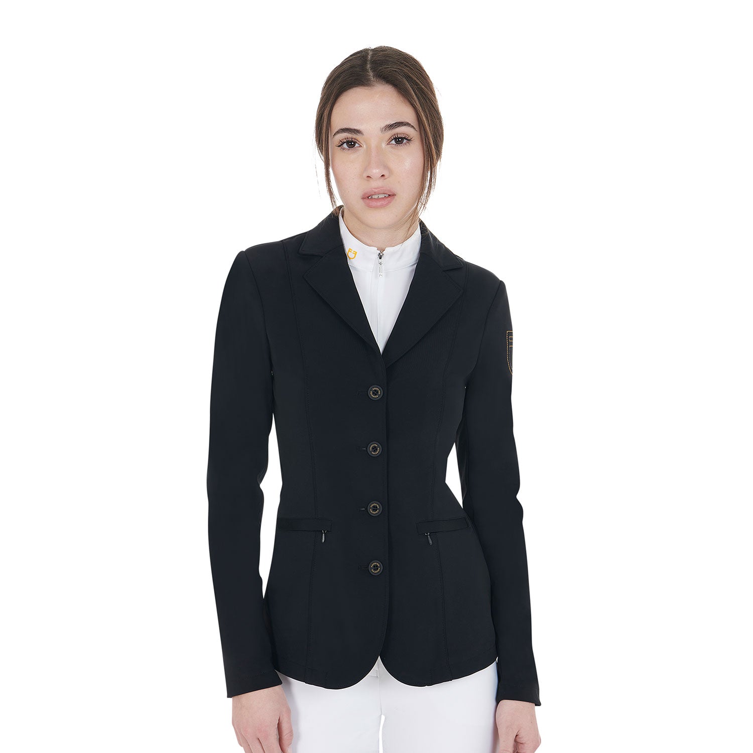 Turnier Sakko Women'S Competition Jacket With Contrasting Embroidered Logo