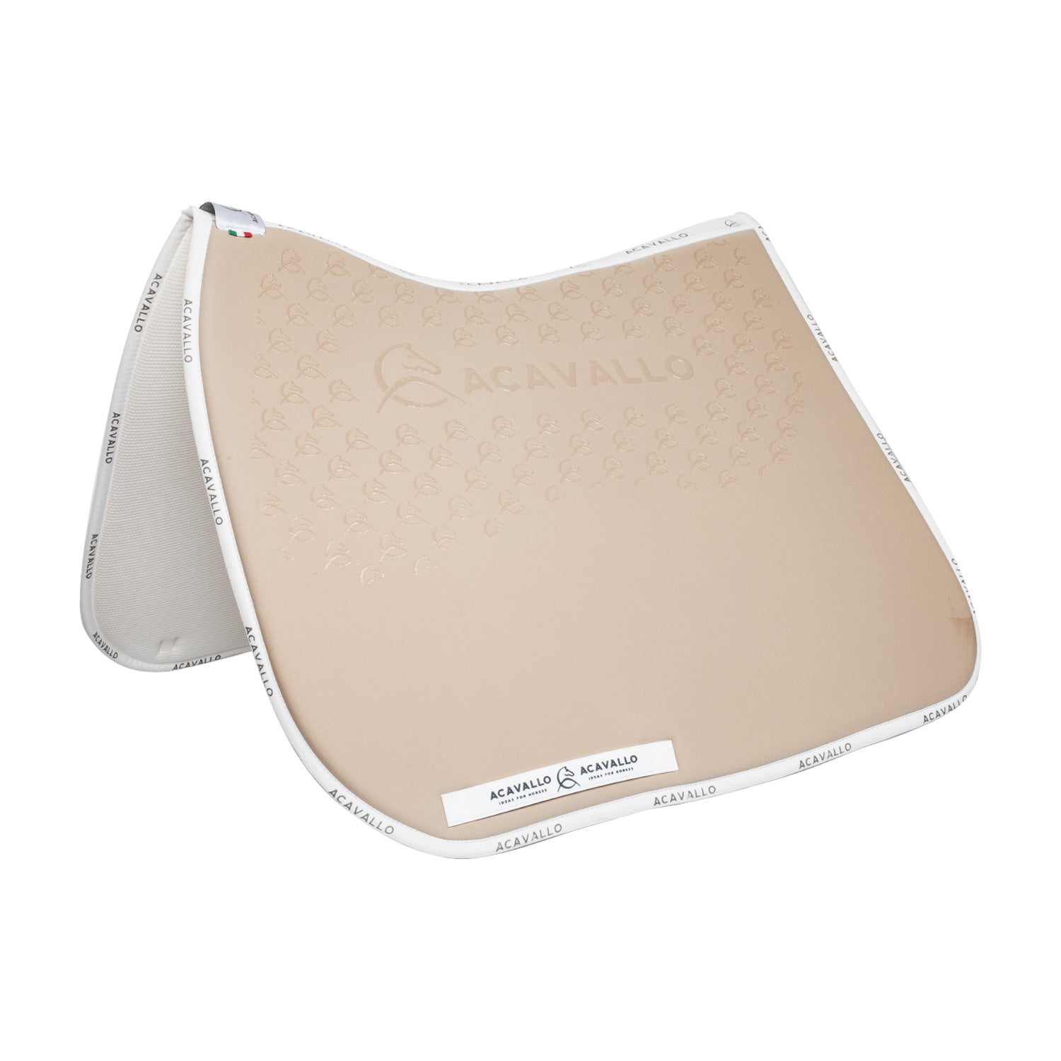 Pad Lycra dressage saddle pad with silicone grip and bamboo fiber