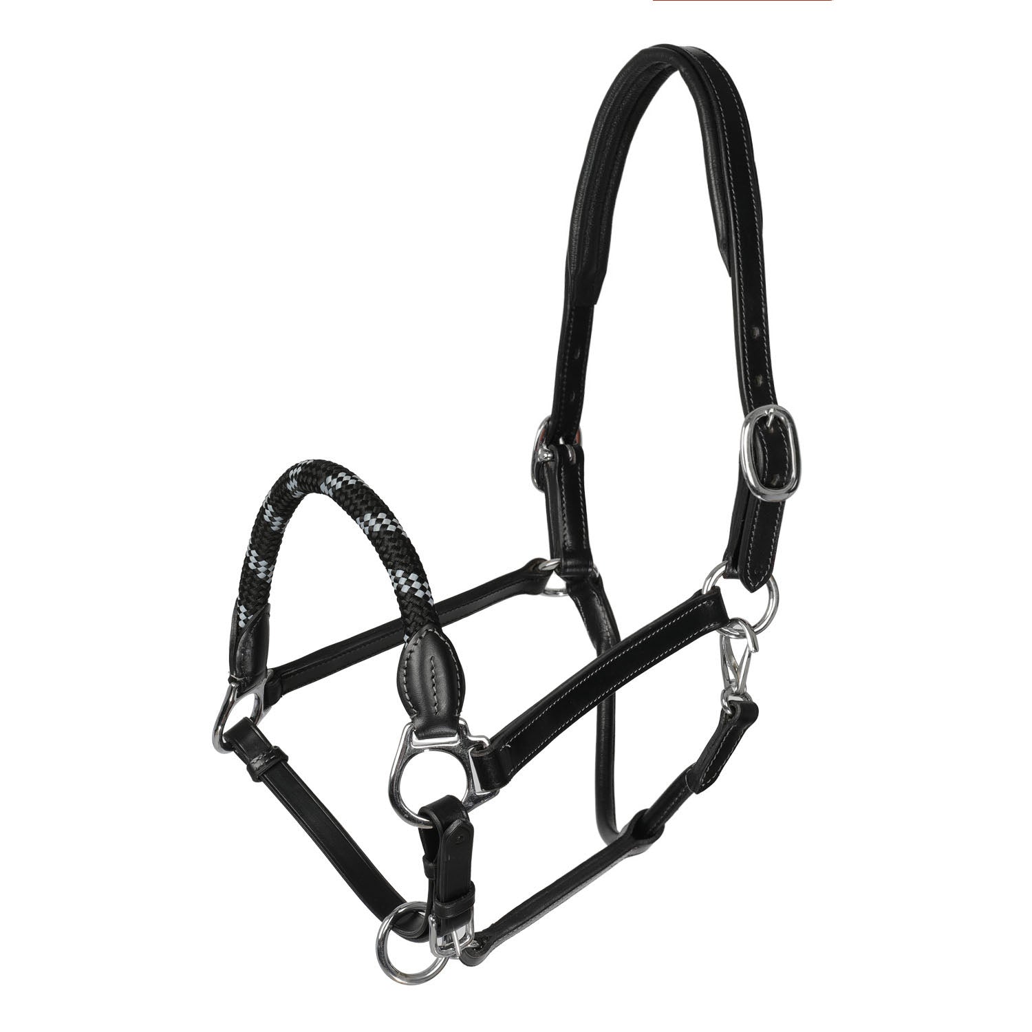 Halfter Halter anatomical leather rope noseband