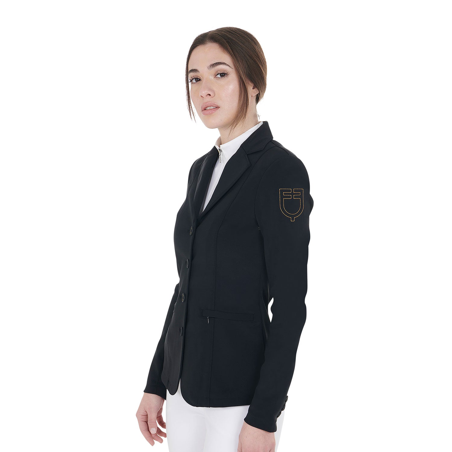 Turnier Sakko Women'S Competition Jacket With Contrasting Embroidered Logo