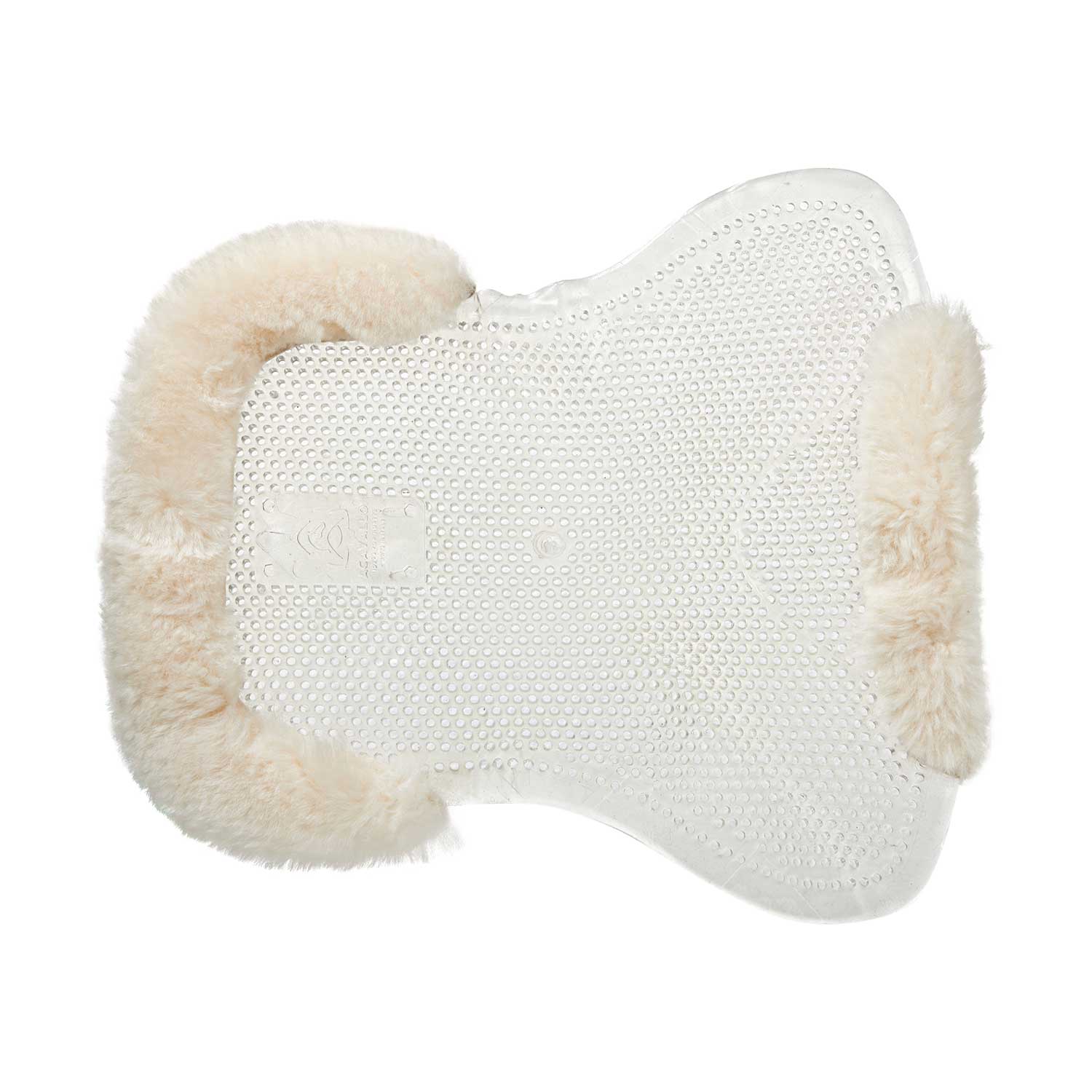 Pad CLASSIC GEL PAD PONY CUT OUT 1/2 SHEEPSKIN EDGE - Reitstiefel Kandel - Dein Reitshop