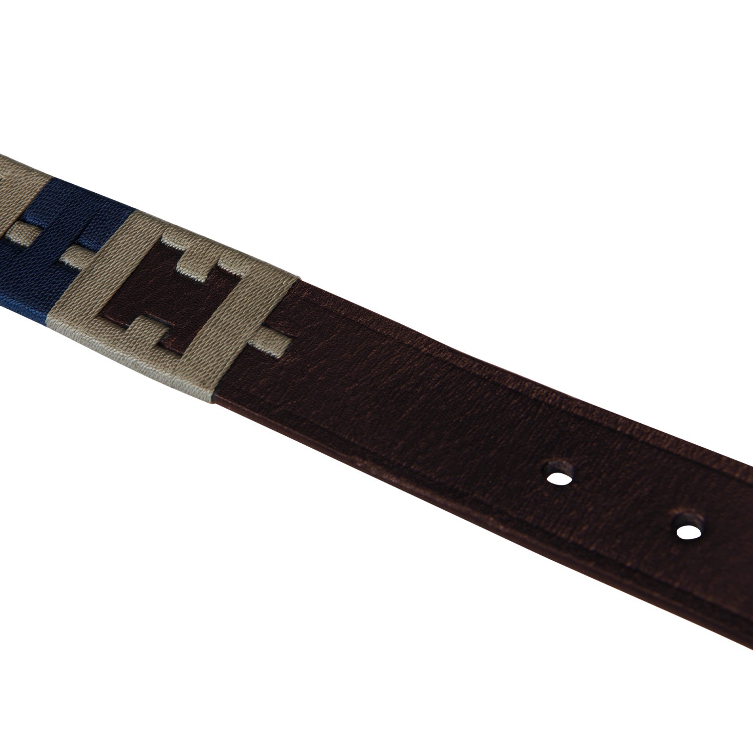 Belt Leather Belt with geometric patterns