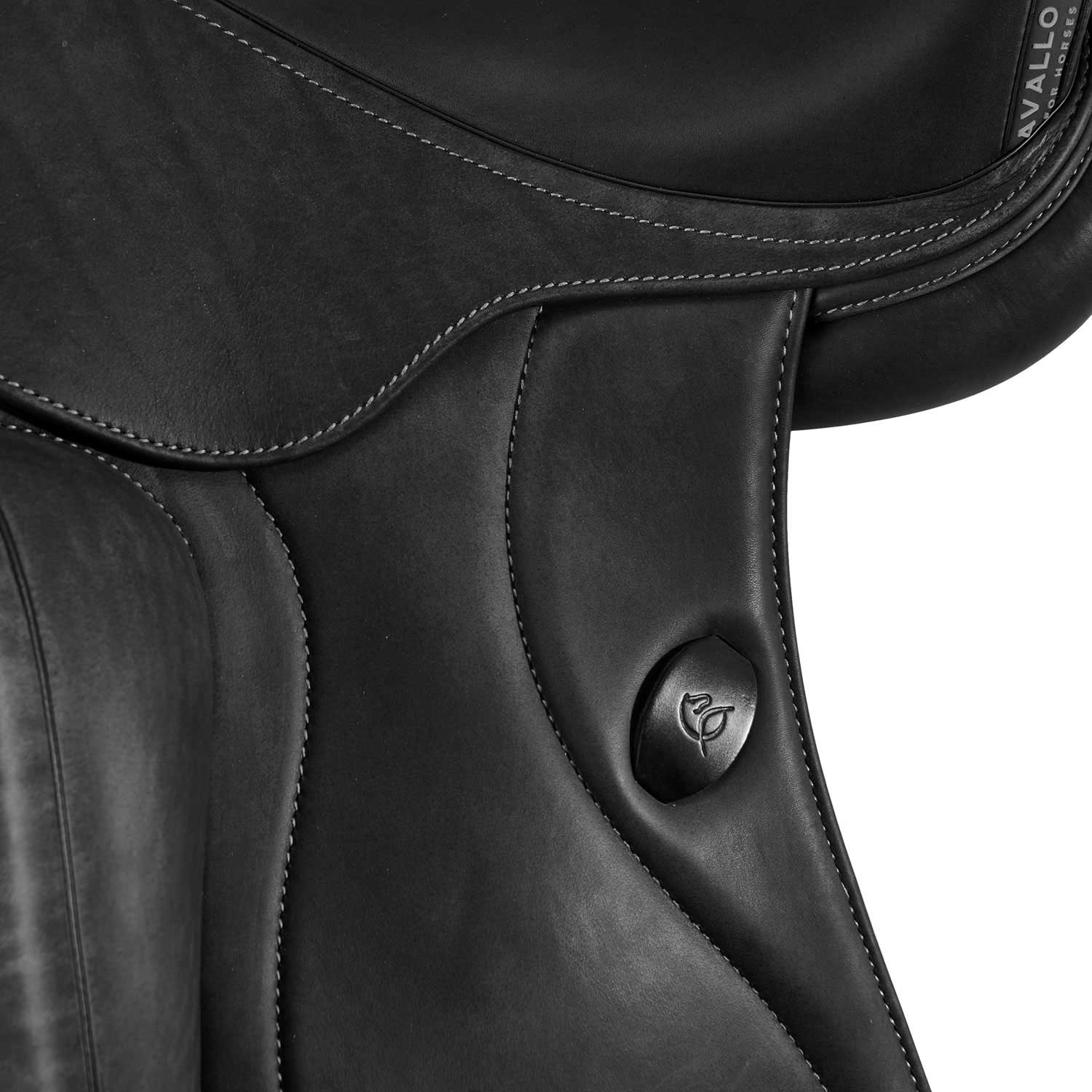 Dressage Saddle Mantegna Dressage Inclisso Cantle Saddle Long Blocks