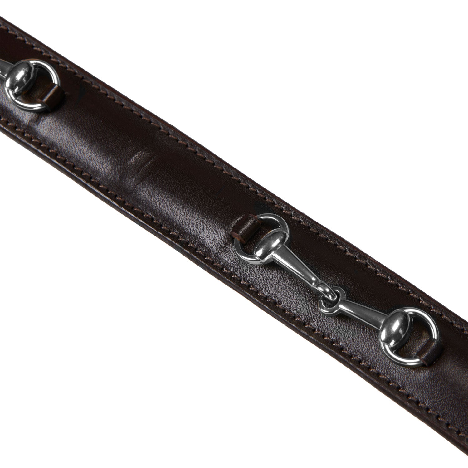 Gürtel Leather Belt With Snaffle Bits