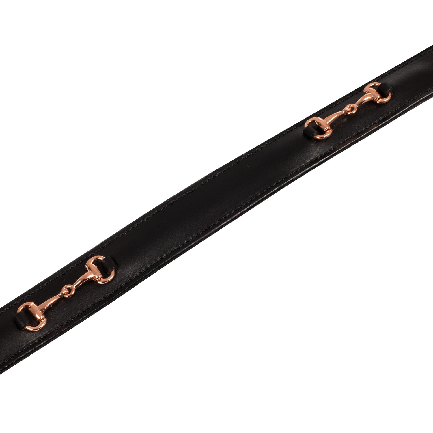 Gürtel English Belt With Rose Gold Snaffle Bits