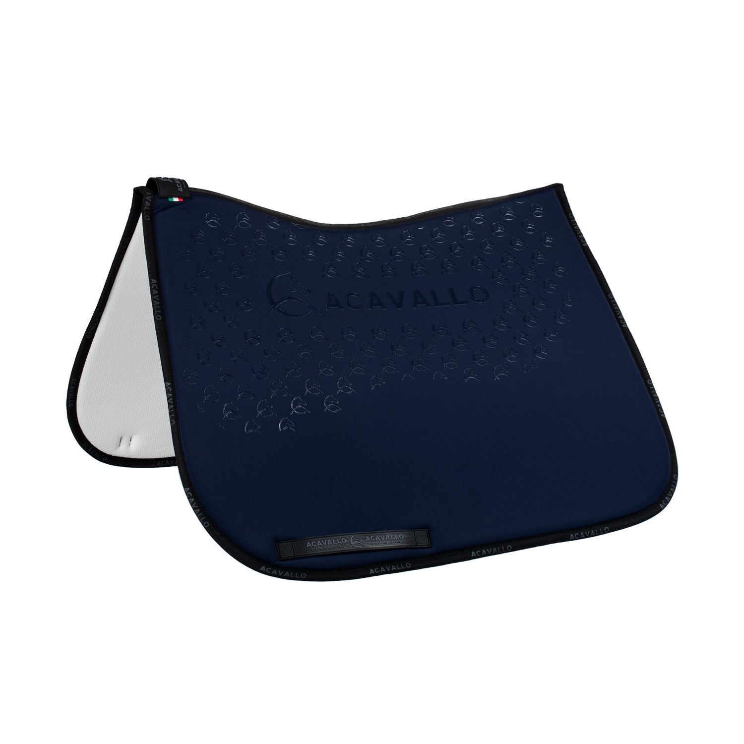 Pad Lycra dressage saddle pad with silicone grip and bamboo fiber